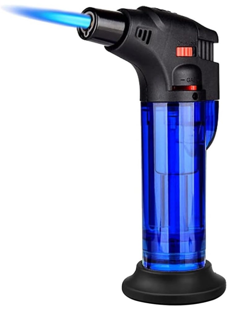 High Power Gas Torch Lighter – Adjustable Blue Flame Torch (Butane NOT Included) - Image 1